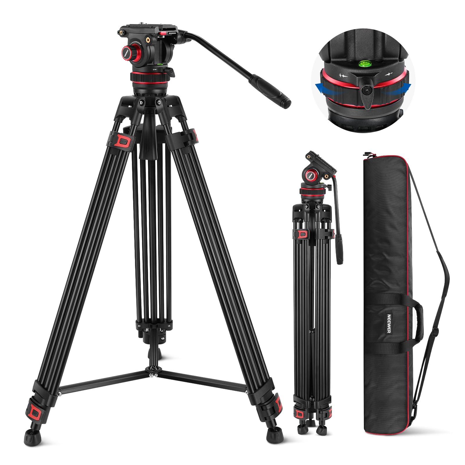 Foto 2 pulgar | Trípode De Vídeo Neewer Ajustable-Venta Internacional