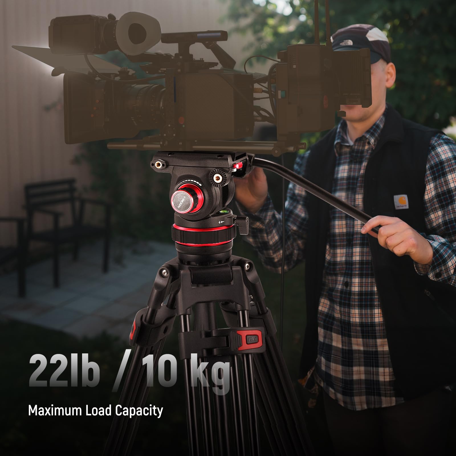 Foto 6 | Trípode De Vídeo Neewer Ajustable-Venta Internacional