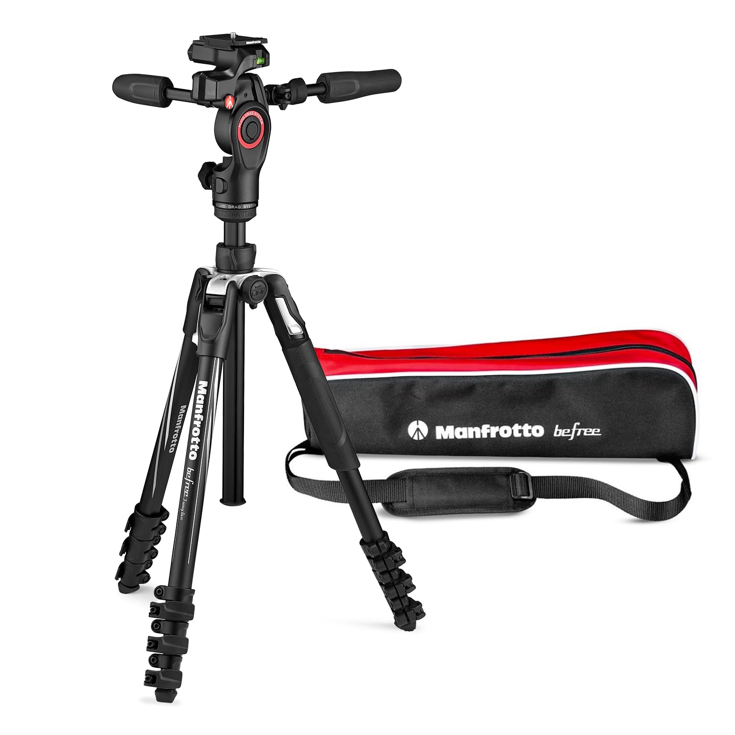 Trípode Manfrotto Befree 3-way Live Advanced De 4 Secciones - Venta Internacional.