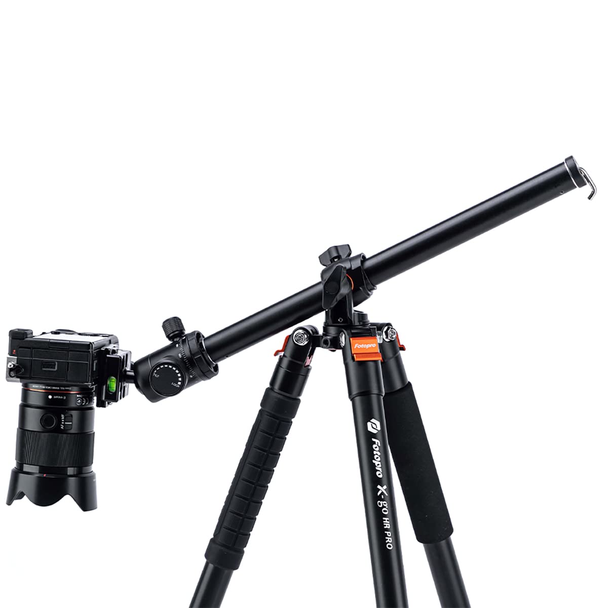 Trípode Para Cámara Fotopro De 173 Cm Con Cabezal Esférico, Capacidad De Carga De 16 Kg - Venta Internacional.