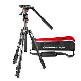 Foto 1 | Trípode Manfrotto Befree Travel Professional Video Negro - Venta Internacional.