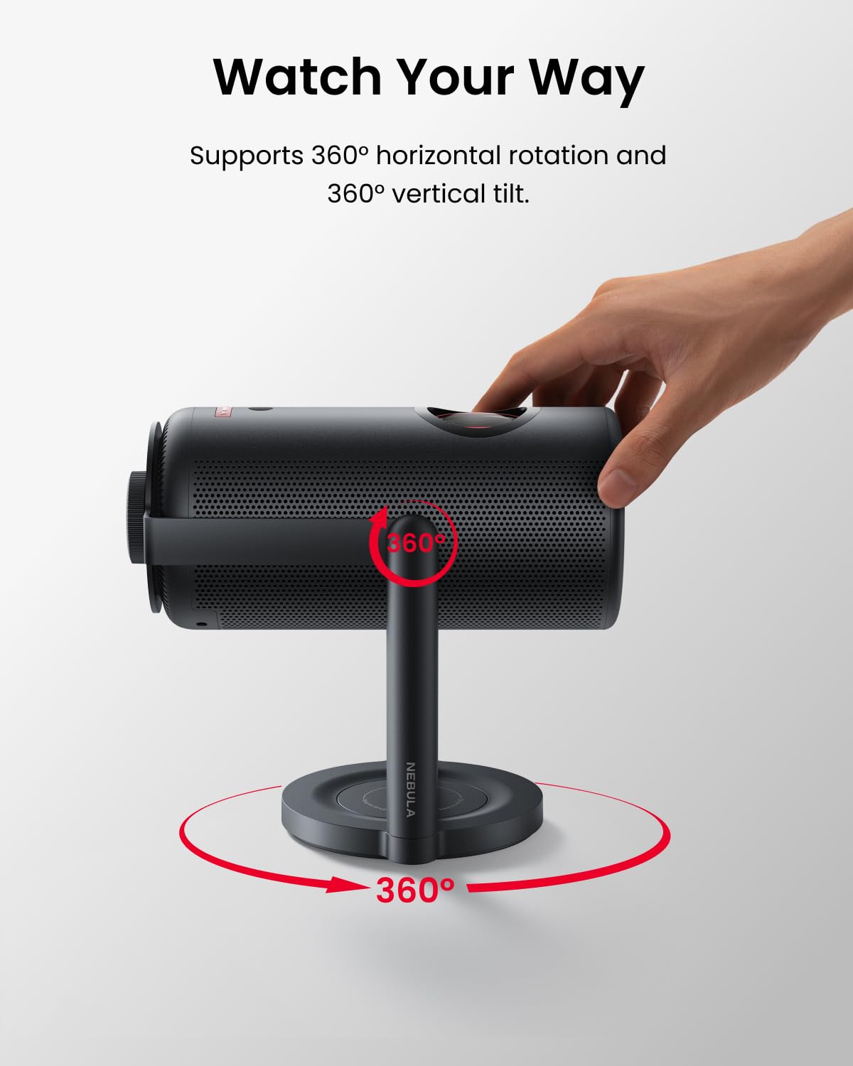 Foto 4 pulgar | Soporte De Cardán Nebula Capsule Con Ángulo De Visión De 0 A 360° - Venta Internacional.