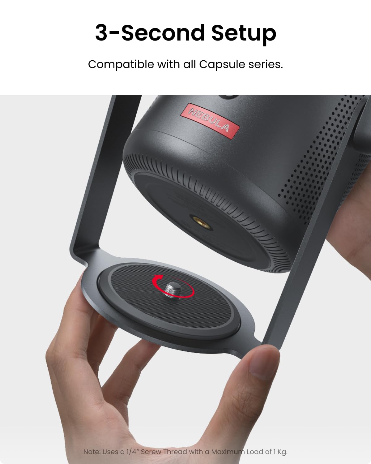 Foto 6 pulgar | Soporte De Cardán Nebula Capsule Con Ángulo De Visión De 0 A 360° - Venta Internacional.
