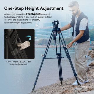 Foto 2 | Trípode Smallrig Ad-100 Freeblazer De Fibra De Carbono De Alta Resistencia - Venta Internacional.