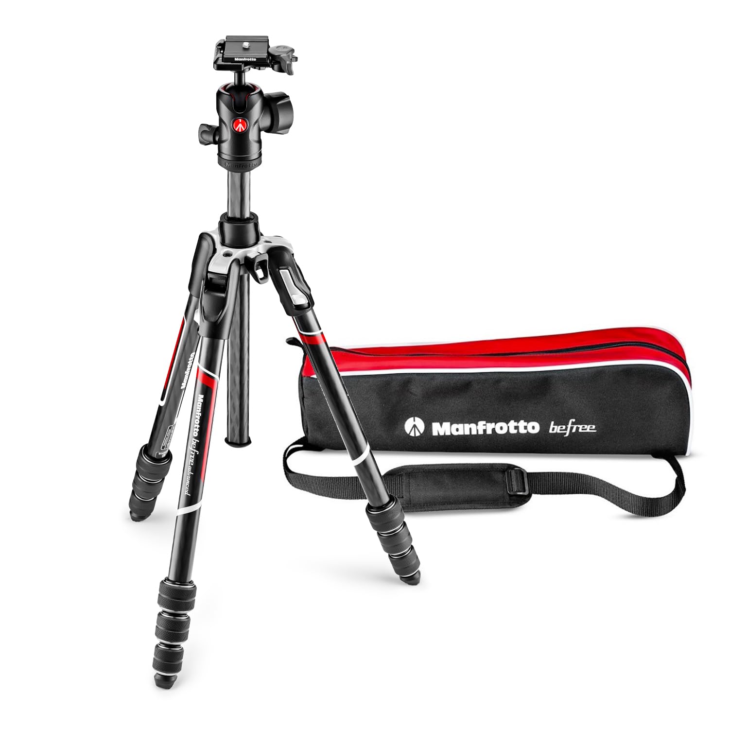 Trípode Manfrotto Befree Advanced de Fibra de Carbono con Cabeza Esférica - Venta Internacional