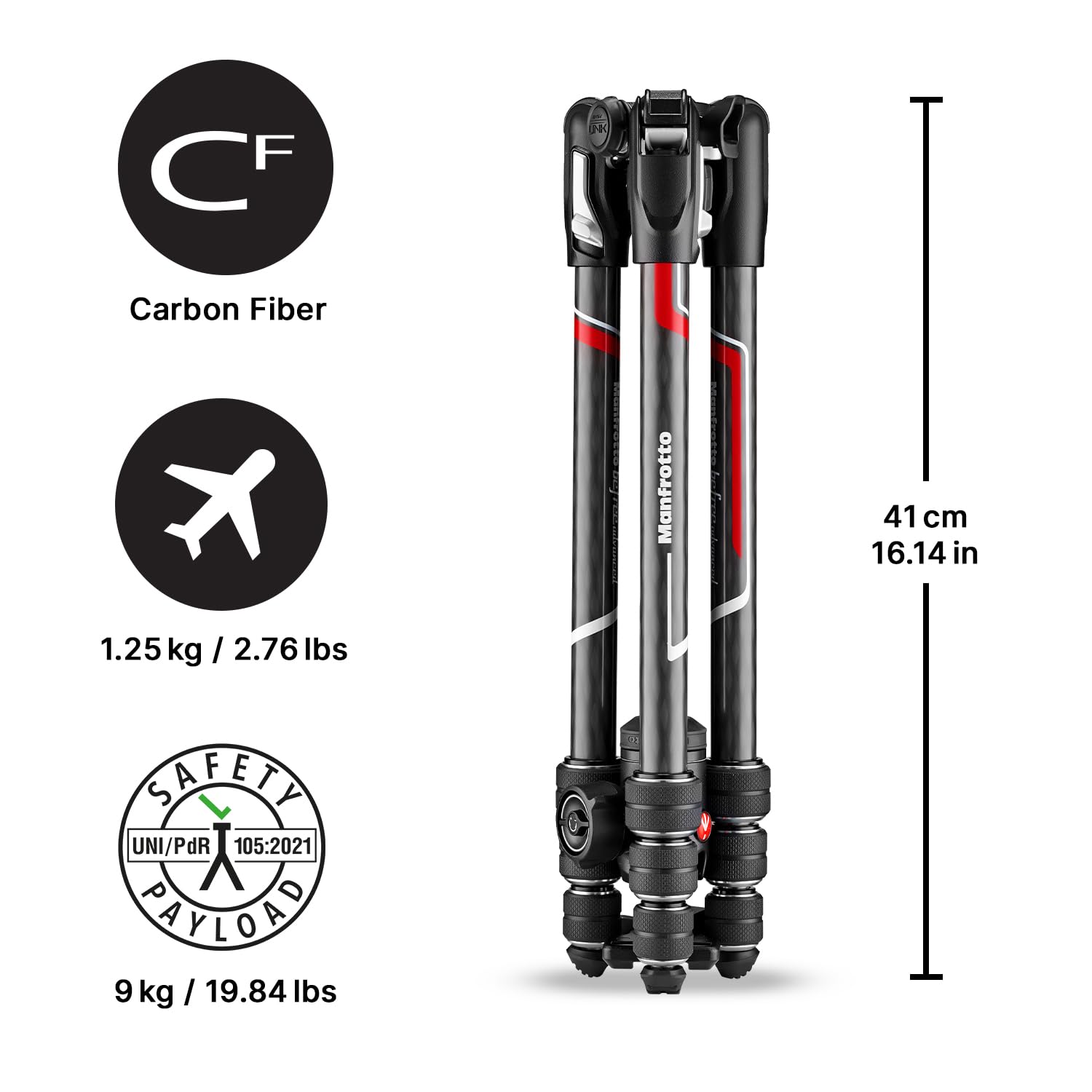 Foto 3 | Trípode Manfrotto Befree Advanced de Fibra de Carbono con Cabeza Esférica - Venta Internacional