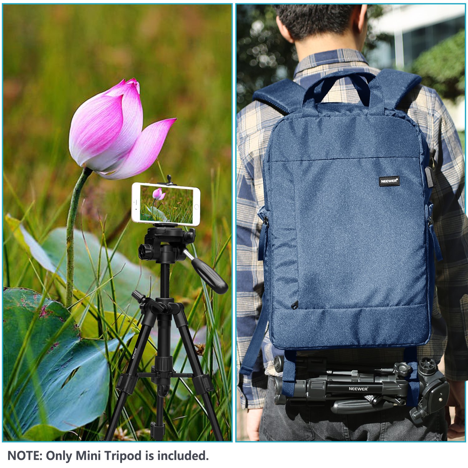 Foto 7 | Trípode Neewer T210, Mini Mesa De Viaje, 62 Cm, Para Cámara - Venta Internacional.