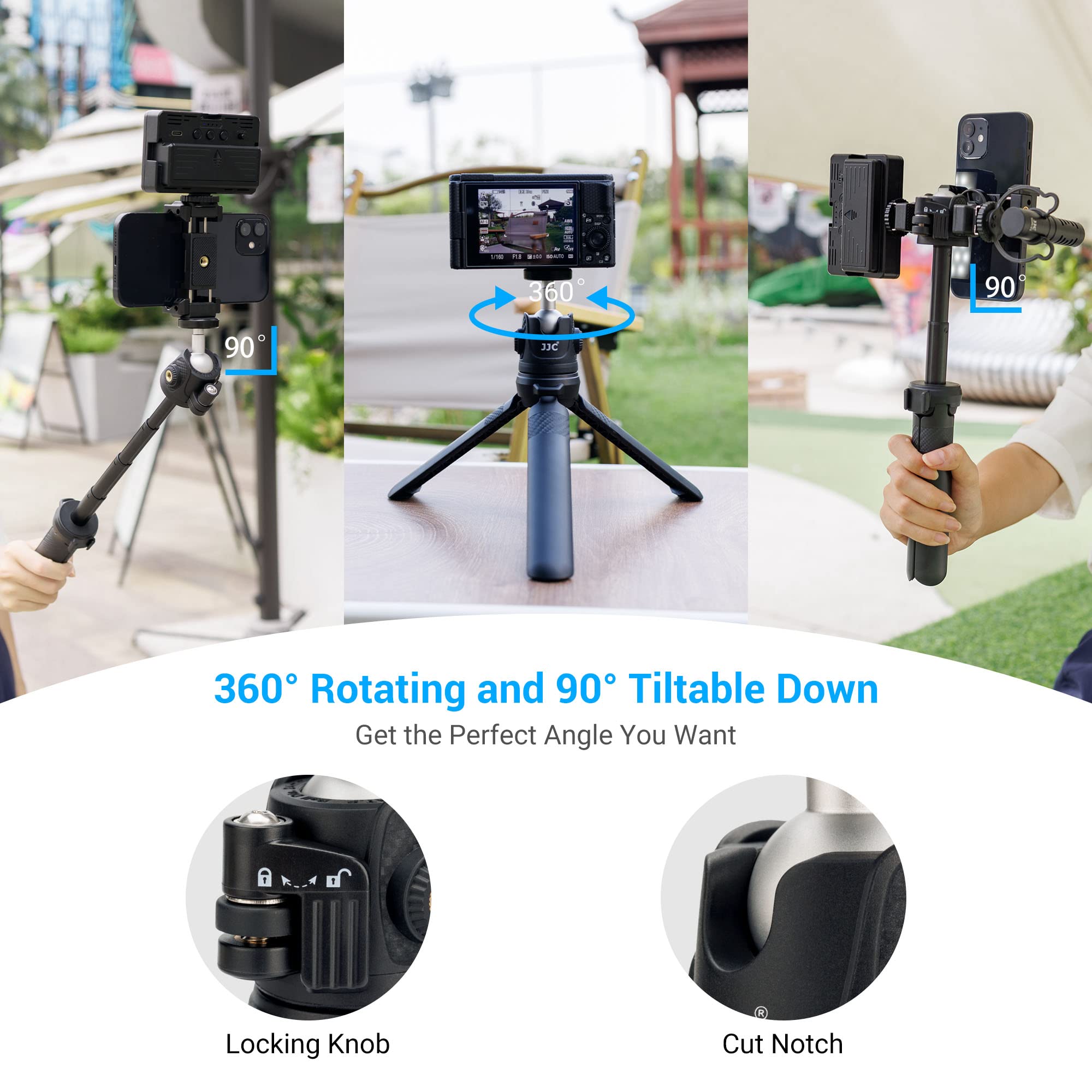 Foto 5 pulgar | Trípode Y Palo Para Selfies Jjc Extensibles Para Sony Zv-1 Ii Zv1 - Venta Internacional.