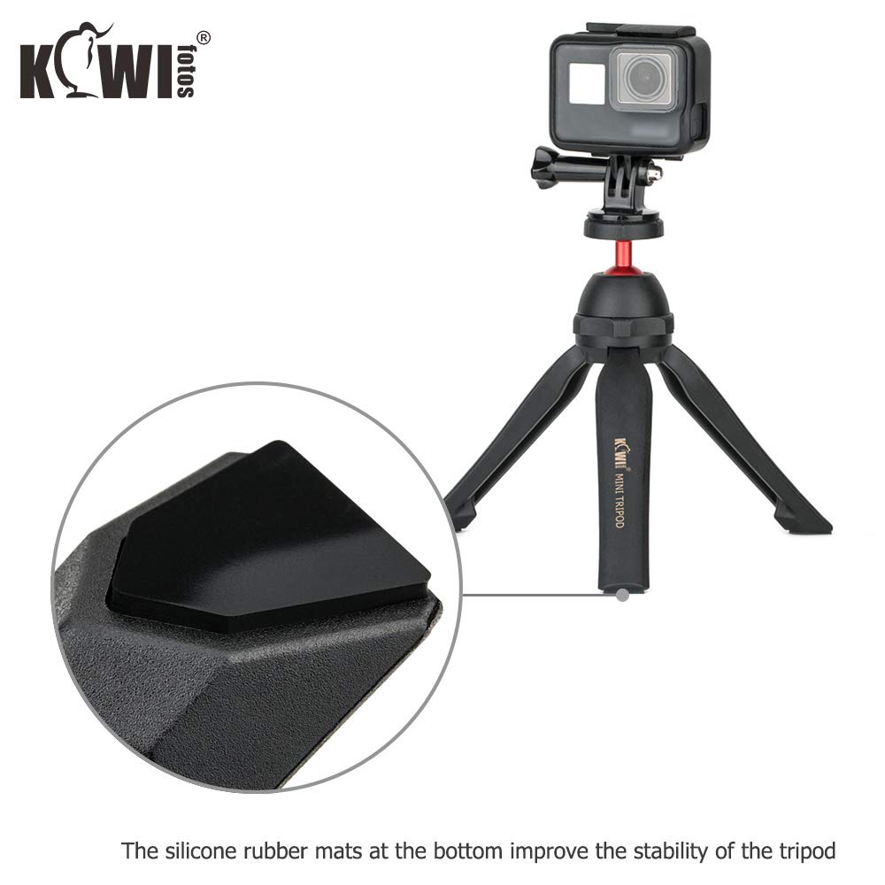 Foto 6 pulgar | Trípode De Mesa Kiwifotos Mini Con Cabezal Esférico De 360° Para Cámara Y Teléfono - Venta Internacional.