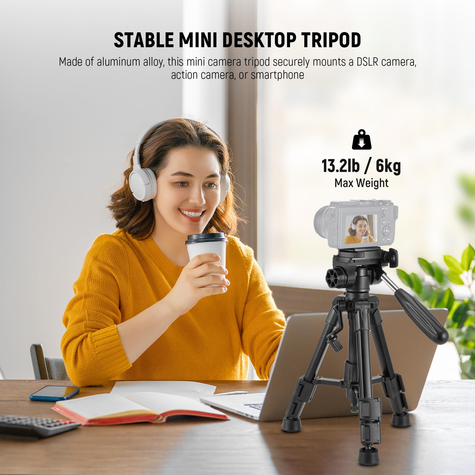 Foto 2 | Mini Trípode De Escritorio Neewer Basic Tp02 Para Iphone Y Cámara - Venta Internacional.