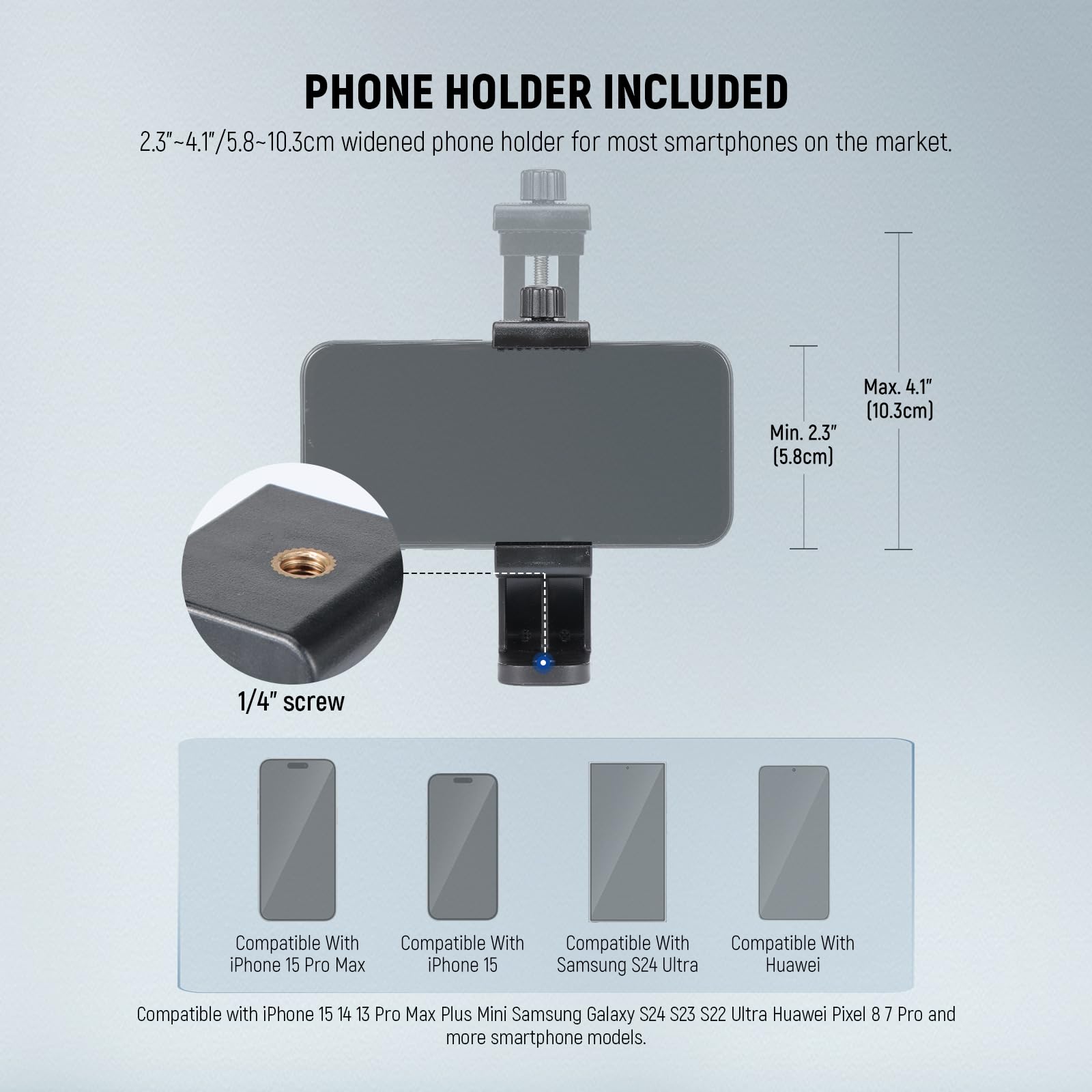 Foto 6 pulgar | Mini Trípode De Escritorio Neewer Basic Tp02 Para Iphone Y Cámara - Venta Internacional.