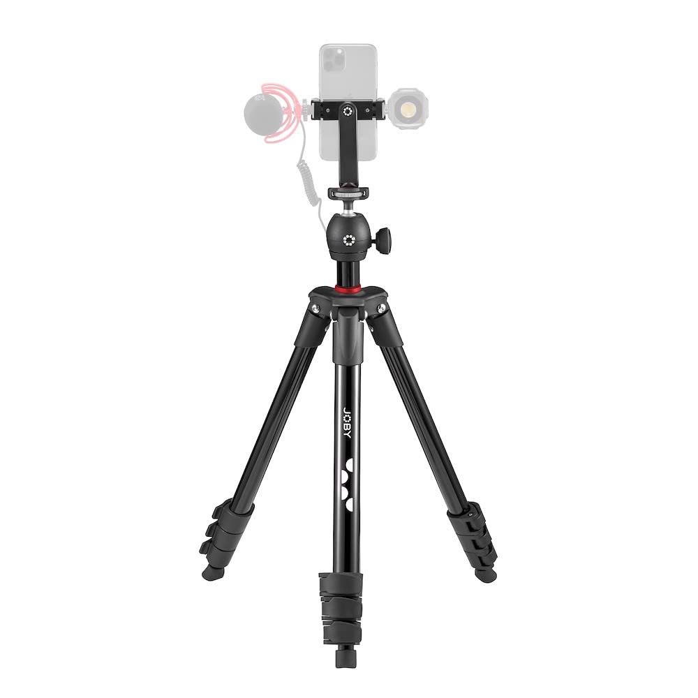 Kit De Luz Compacta Joby Con Trípode Con Cabezal Esférico Para Cámara O Teléfono - Venta Internacional.