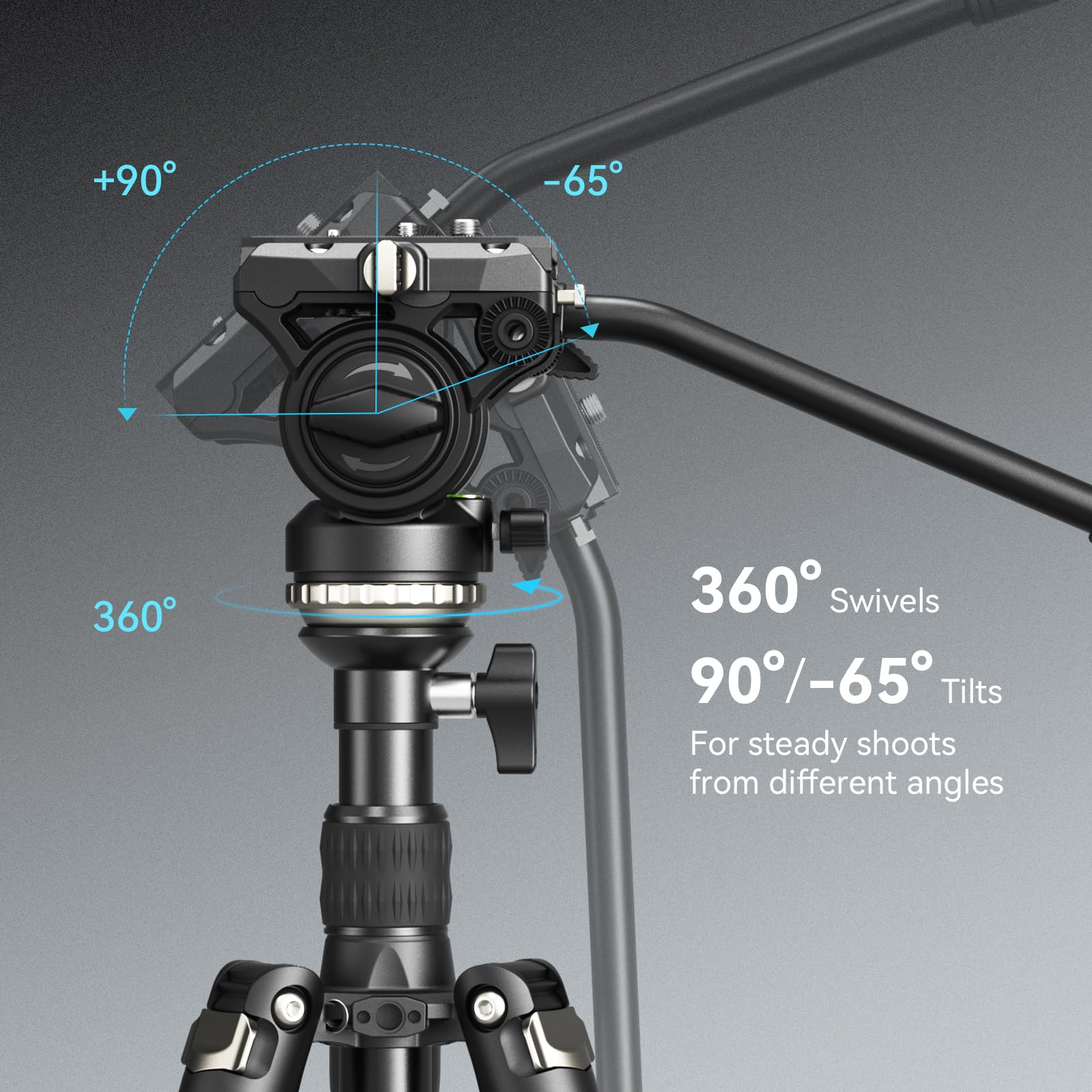Foto 5 pulgar | Trípode De Vídeo Smallrig Ct210 4475 Con Cabezal Fluido Para Cámara - Venta Internacional.