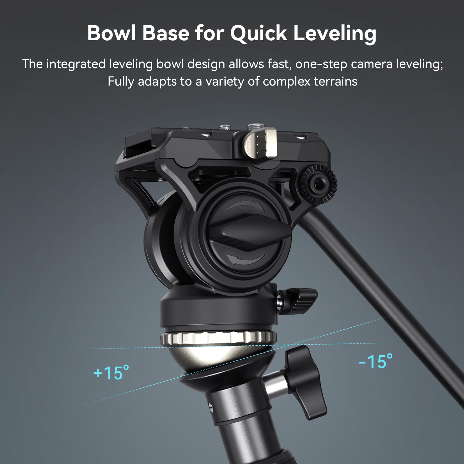 Foto 5 | Trípode De Vídeo Smallrig Ct210 4475 Con Cabezal Fluido Para Cámara - Venta Internacional.