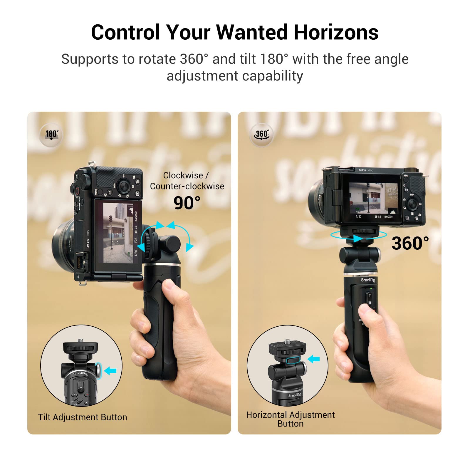 Foto 5 | Shooting Grip Smallrig Sr-rg1 Inalámbrico Para Cámara Sony/canon - Venta Internacional.