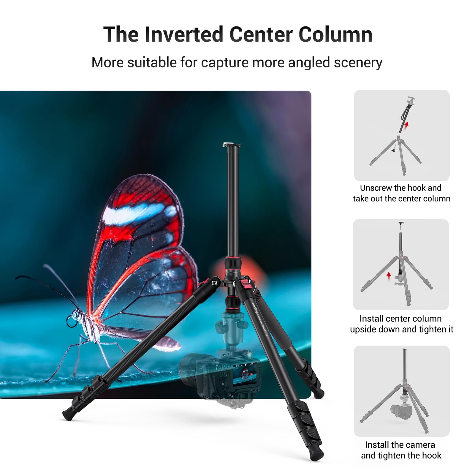 Foto 4 pulgar | Trípode Para Cámara Smallrig T-10, Trípode Y Monopié, Carga De 1,1 Kg - Venta Internacional.