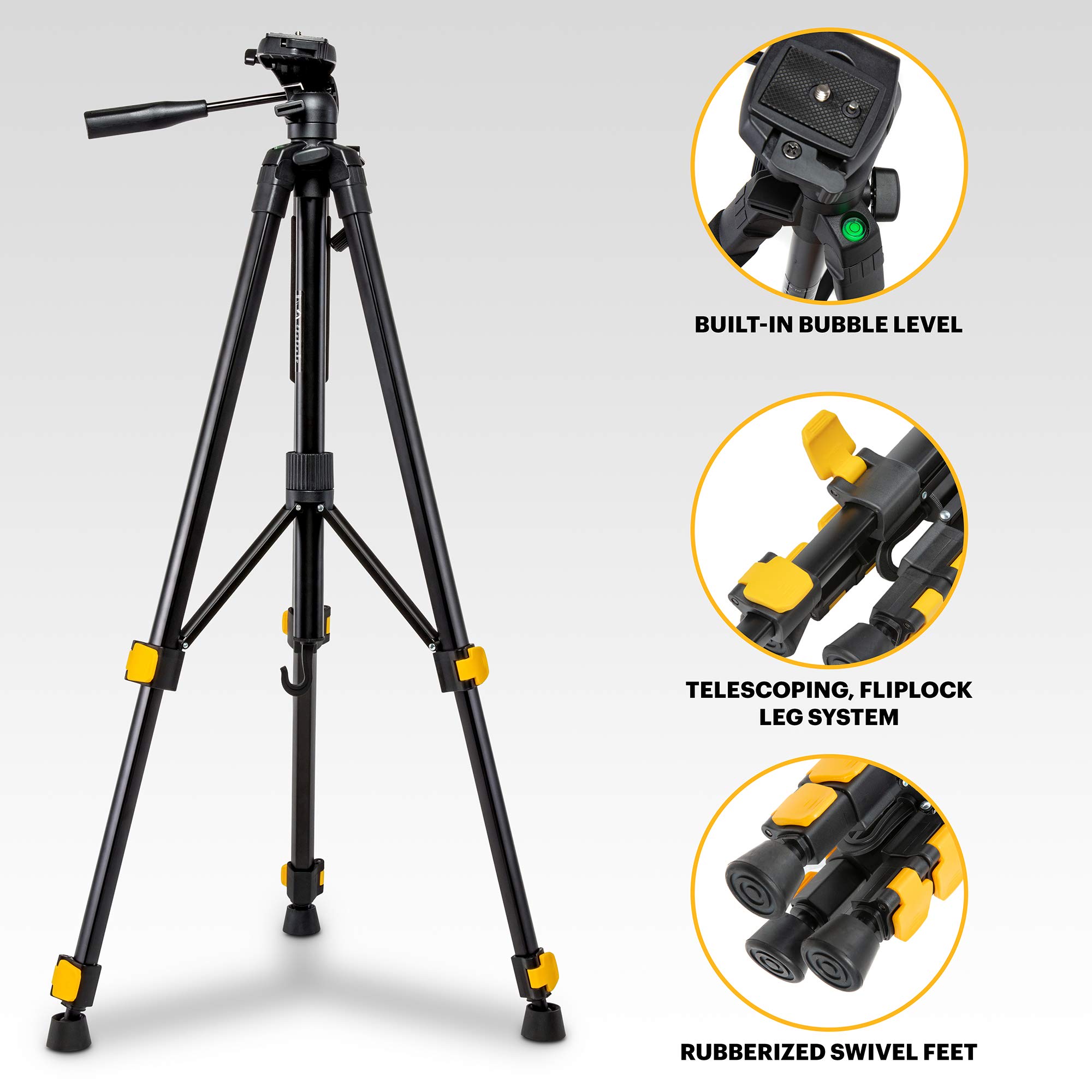 Foto 2 | Trípode Kodak Photogear 62 Con Mando A Distancia De Aluminio 22-62 Cm - Venta Internacional.