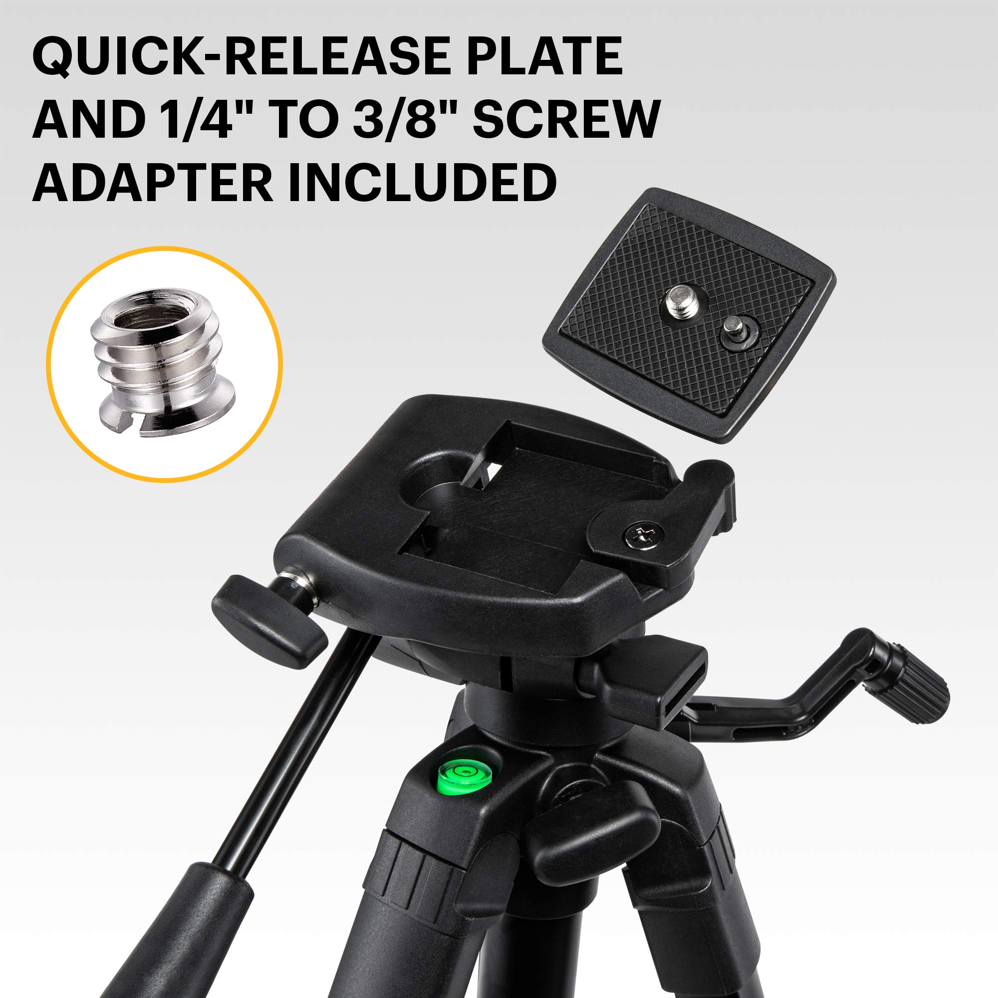 Foto 5 | Trípode Kodak Photogear 62 Con Mando A Distancia De Aluminio 22-62 Cm - Venta Internacional.