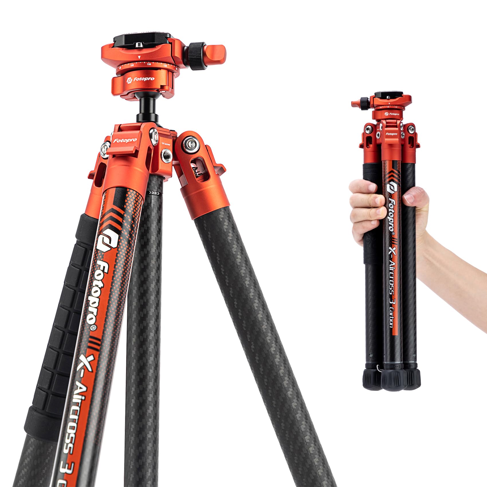 Trípode Fotopro X-aircross 3 Lite De Fibra De Carbono De 0,81 Kg De Carga De 5 Kg - Venta Internacional.