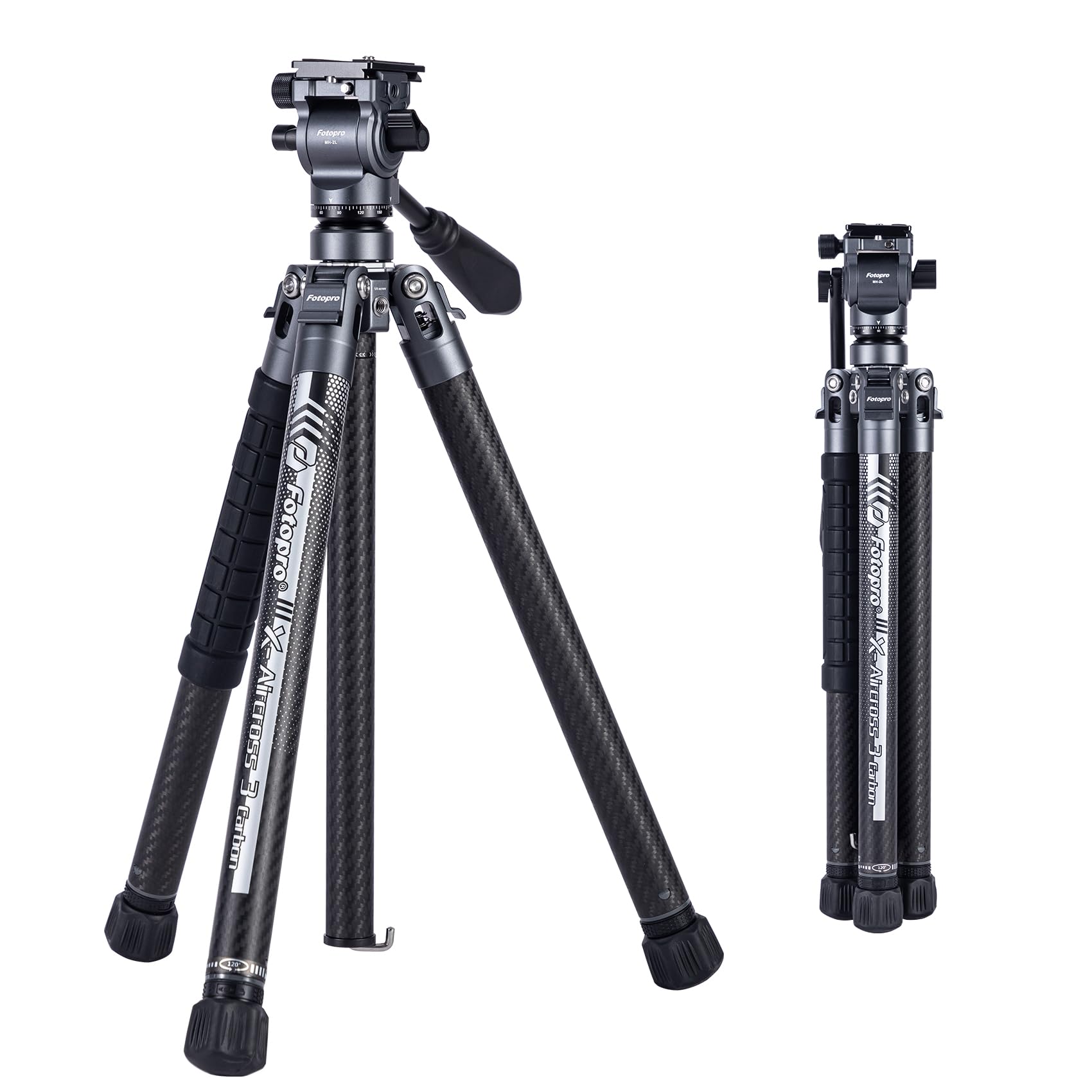 Trípode Fotopro X-aircross 3 Lite Para Vídeo, Fibra De Carbono, 1,03 Kg - Venta Internacional.