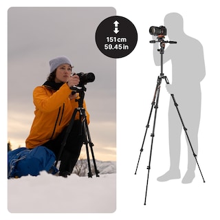 Foto 2 | Trípode Manfrotto Befree Live Advanced De Aluminio Con Fluido De 3 Vías - Venta Internacional.