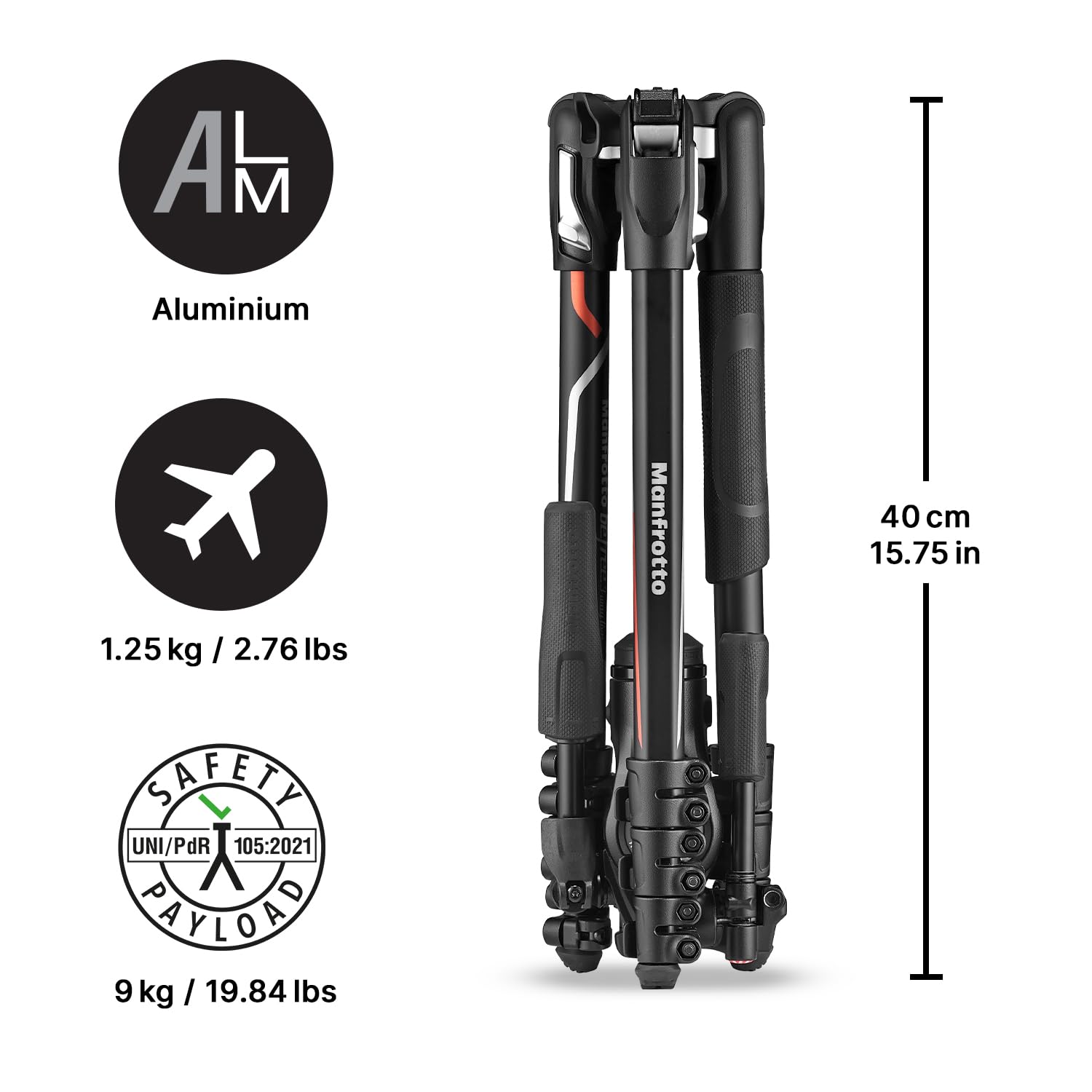 Foto 4 pulgar | Trípode Manfrotto Befree Live Advanced De Aluminio Con Fluido De 3 Vías - Venta Internacional.