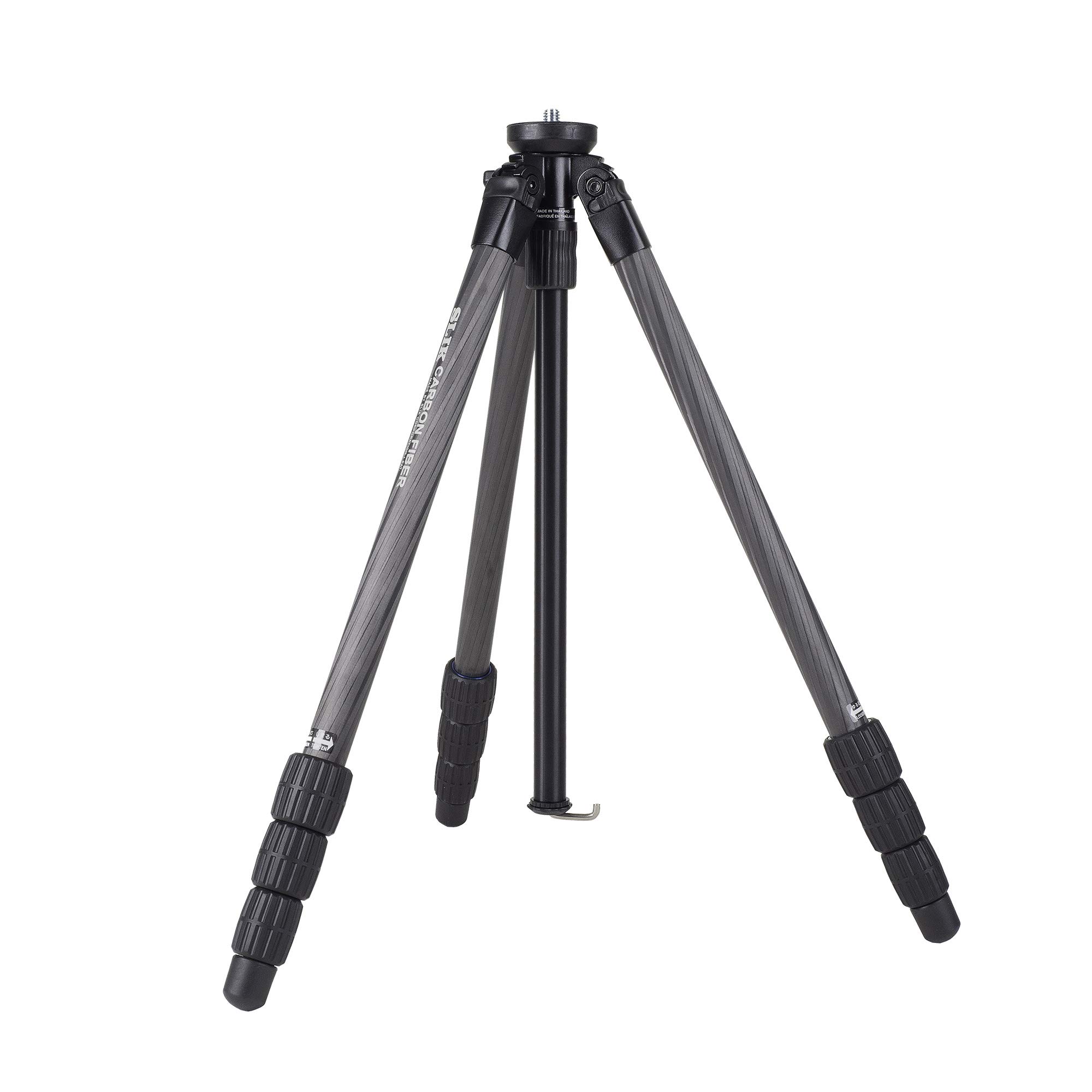 Trípode Slik Pro Cf-634, 4 Secciones, 64 Fibras De Carbono, Negro - Venta Internacional.