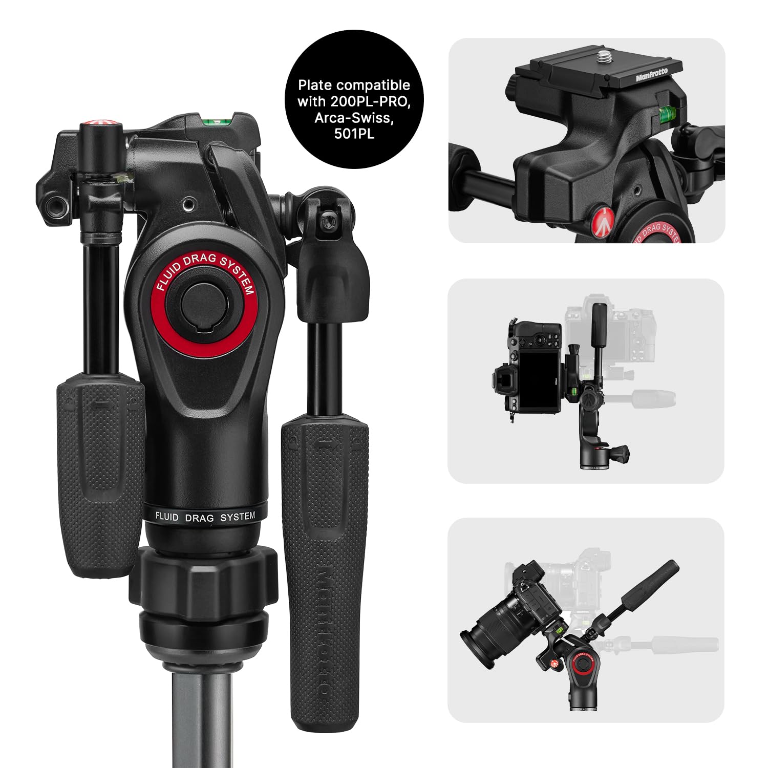 Foto 7 pulgar | Trípode Manfrotto Befree Gt Pro De Aluminio De 4 Secciones Negro - Venta Internacional.