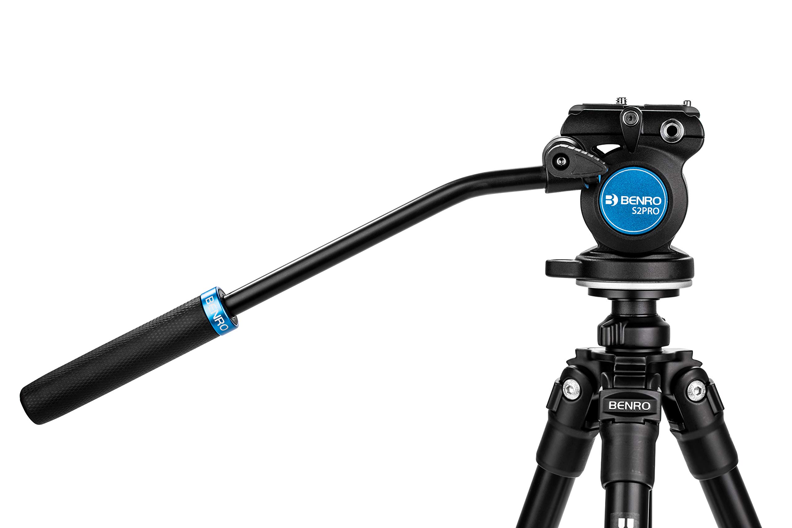 Foto 7 pulgar | Cabezal De Vídeo Fluido Benro S2 Pro Con Brazo Panorámico De 2,5 Kg De Carga Máxima - Venta Internacional.