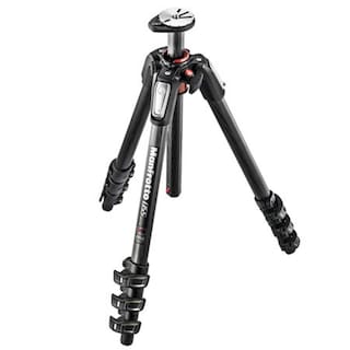 Foto 1 | Trípode Manfrotto 055 De Fibra De Carbono De 4 Secciones Con Columna Horizontal - Venta Internacional.