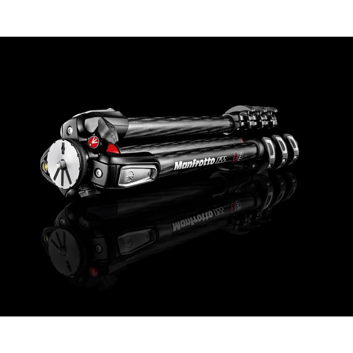 Foto 4 | Trípode Manfrotto 055 De Fibra De Carbono De 4 Secciones Con Columna Horizontal - Venta Internacional.