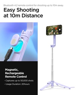 Foto 6 | Soporte Para Trípode Para Selfies Spigen Magsafe Con Control Remoto Bluetooth - Venta Internacional.