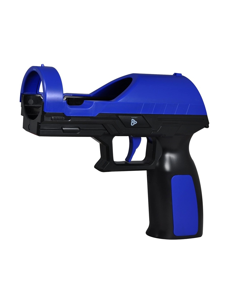 Power Gun Accesorio de Arma De Fuego Para Playstation Ps3 Playfect 56700 color Azul