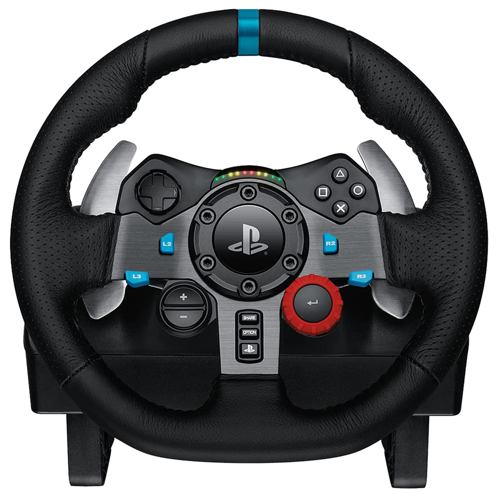 Foto 3 pulgar | Kit Volante Logitech G29 Palanca Pedales Ps4 Game Pass 3 Meses Pc color Negro