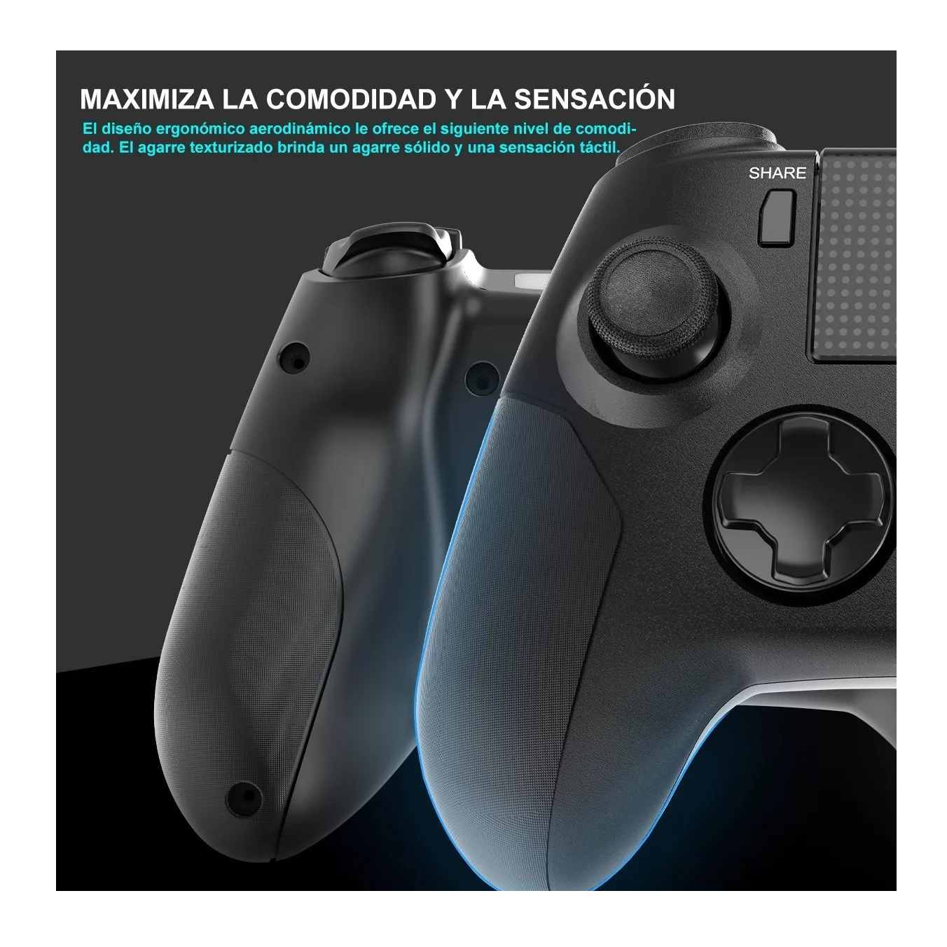 Foto 3 pulgar | Control Inalámbrico Belug Compatible Ps4/Pc O Android/dis color Negro