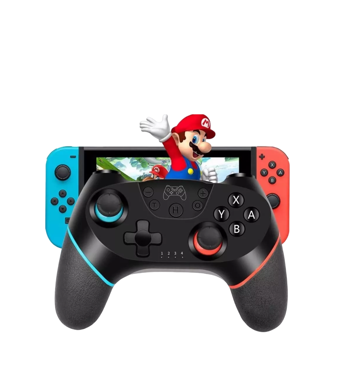 Foto 3 pulgar | Control Inalámbrico Mando para Nintendo Switch color Negro