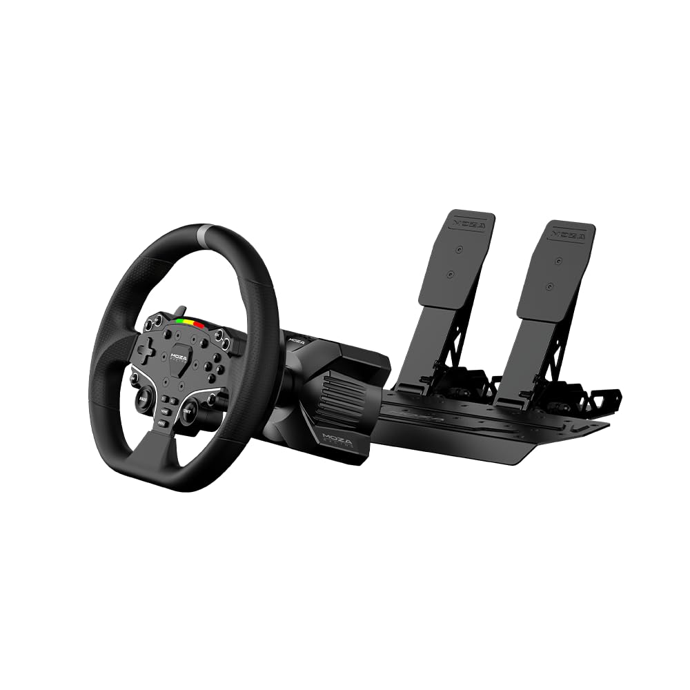 Foto 5 pulgar | Paquete De Volante Y Pedales Moza R3 Para Pc Racing Simulator - Venta Internacional.