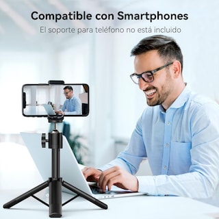 Foto 6 | Trípode Para Cámara Web Emeet Td303 Altura Ajustable Con Cabezal Giratorio De 360°