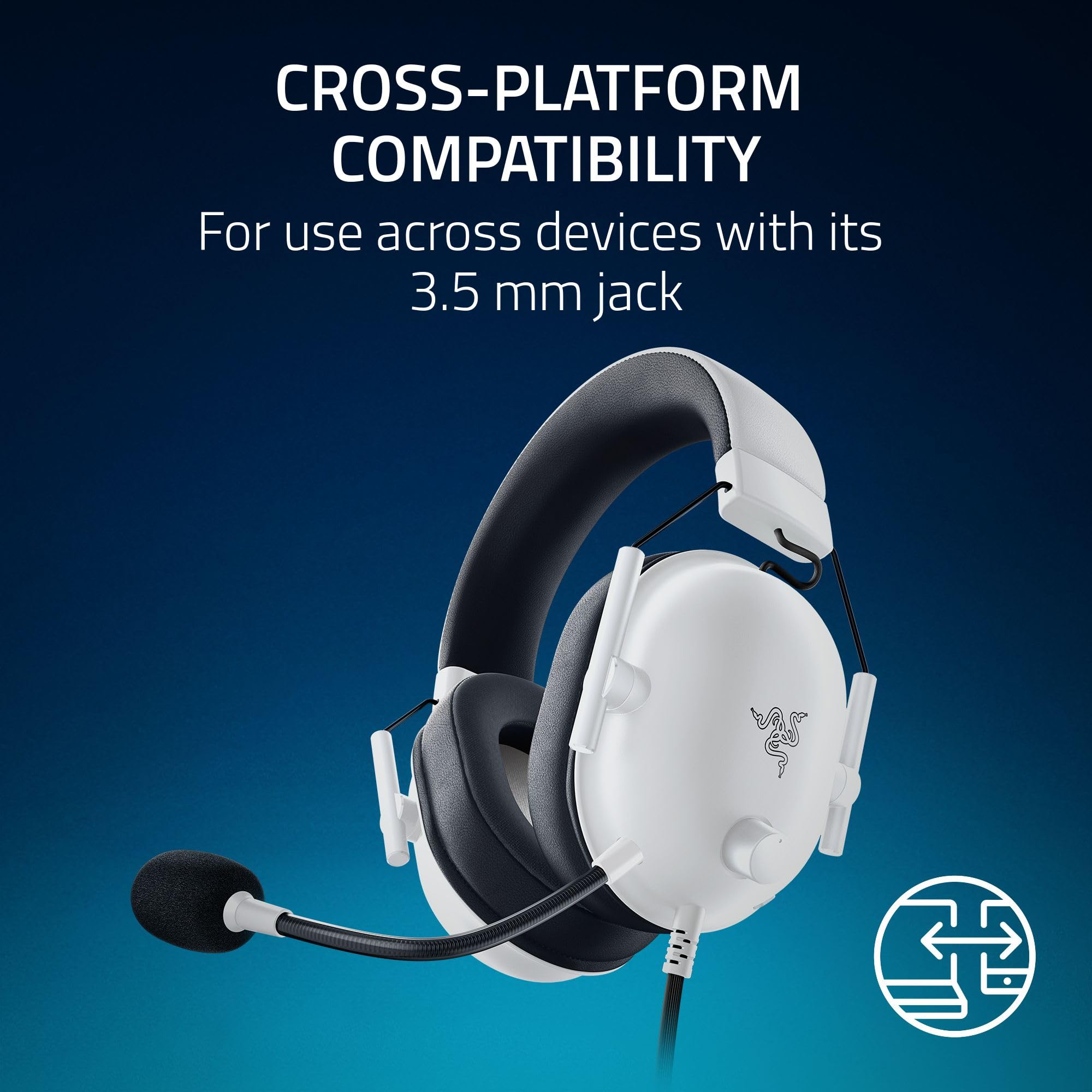 Foto 8 pulgar | Audífonos Razer Blackshark V2 X Playstation White - Venta Internacional