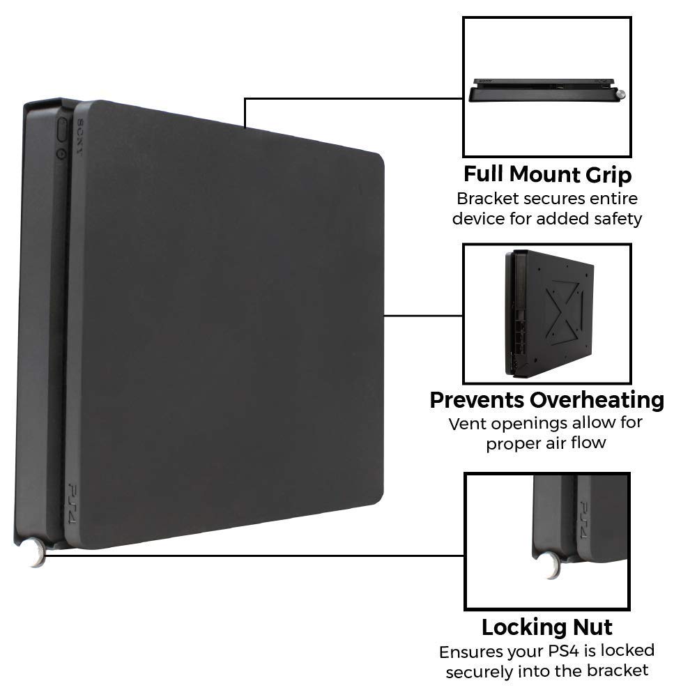 Foto 6 pulgar | Soporte Ps4 Humancentric Para Ps4 Slim Con 2 Soportes De Mando - Venta Internacional.