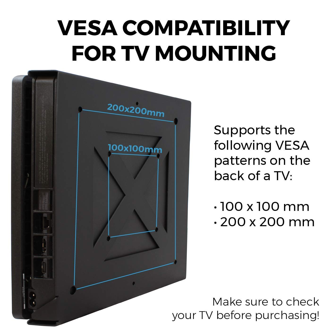 Foto 8 pulgar | Soporte Ps4 Humancentric Para Ps4 Slim Con 2 Soportes De Mando - Venta Internacional.