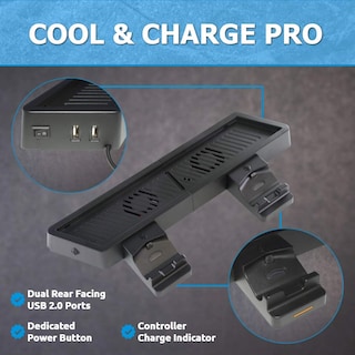 Foto 4 | Cool N' Charge Pro Para Playstation 4 Collective Minds - Venta Internacional.