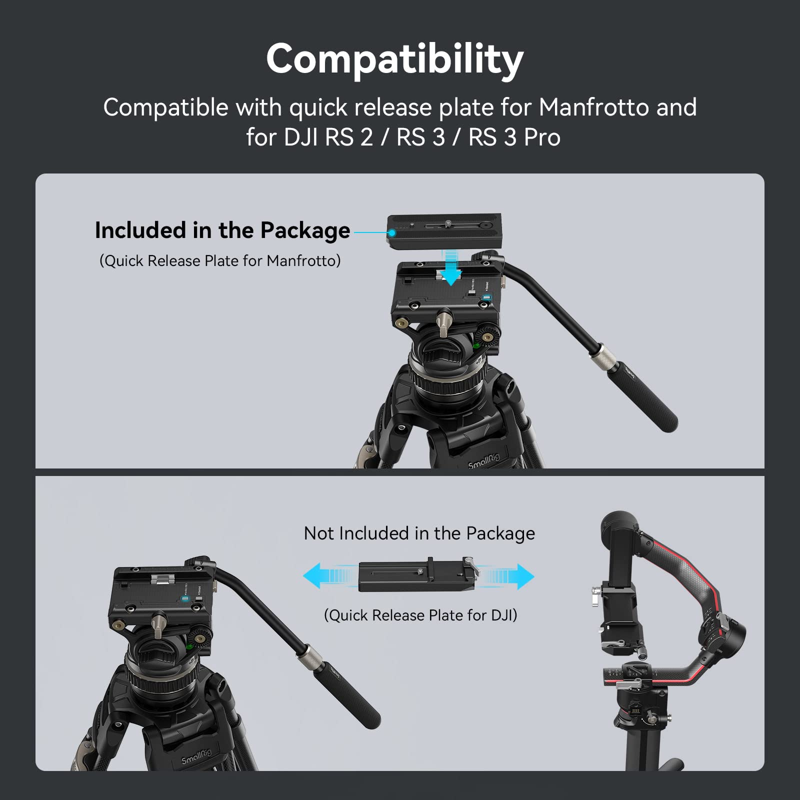 Foto 7 pulgar | Cabezal De Vídeo Fluido Para Trípode Smallrig Dh10, Carga Pesada De 10 Kg - Venta Internacional.
