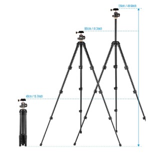 Foto 4 | Trípode Andoer Para Cámaras 126cm 8kg Ajustable Universal