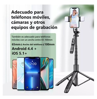 Foto 3 | Trípode Para Celular Lab.g Control Remoto Luz 1.53m Negro