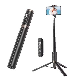 Foto 1 | Tripie Para Celular Belug Palo Selfies Stick Trípode 152 Cm Negro 2 Lineas Cafe