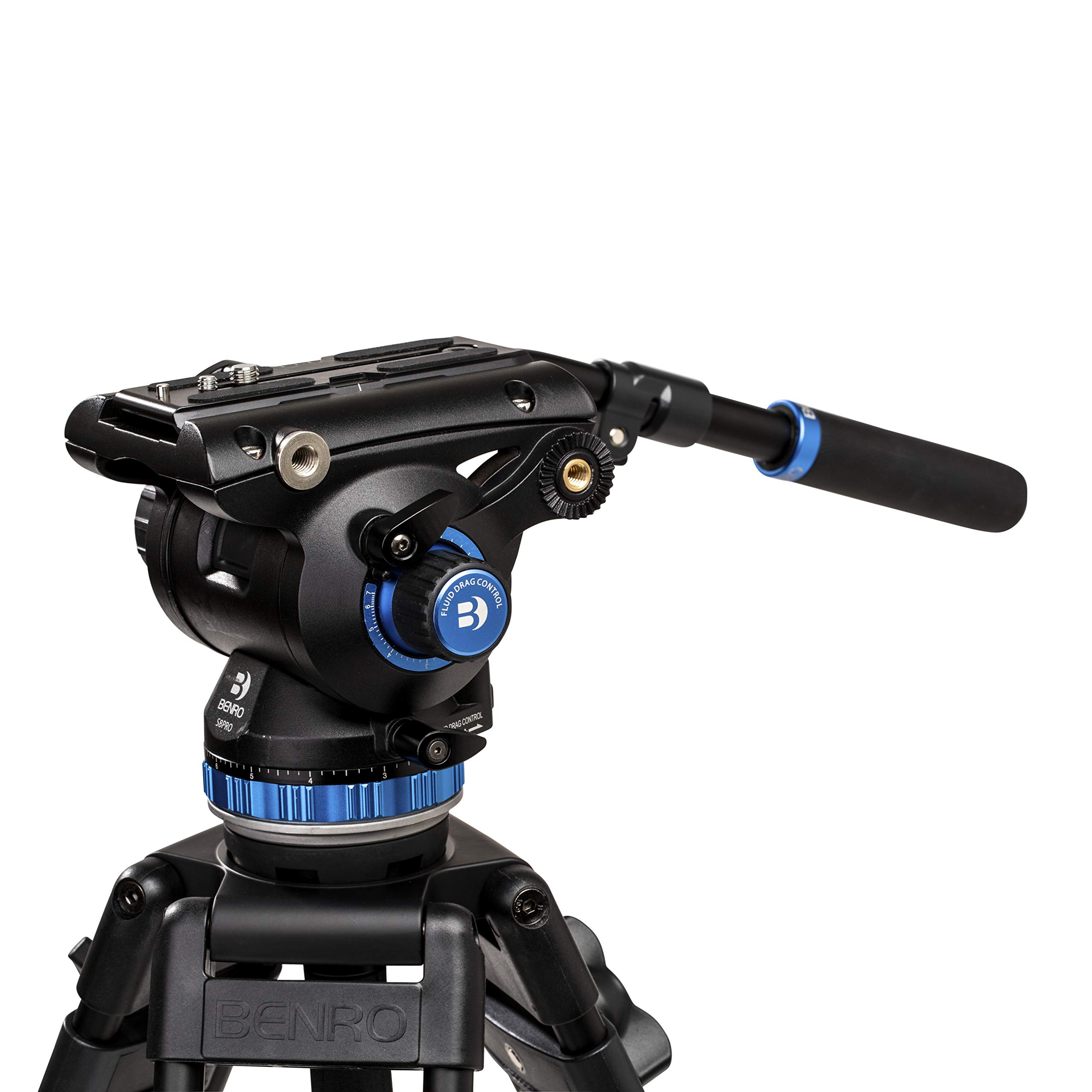 Foto 1 | Cabezal De Vídeo Fluid Benro S8 Pro, Base Plana, Capacidad De 8 Kg - Venta Internacional.