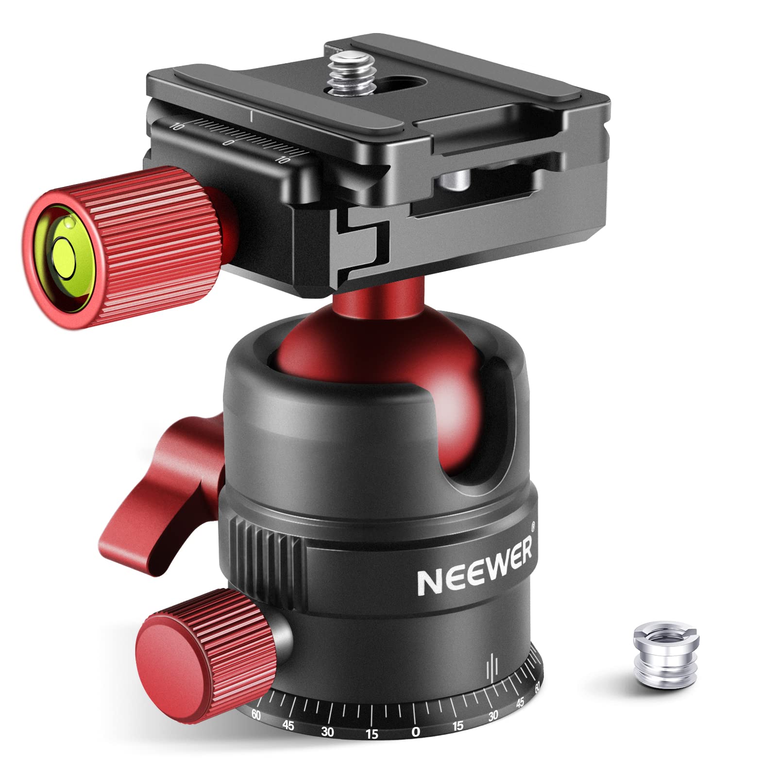 Foto 1 | Cabezal De Trípode Neewer Gm28, Cabeza Esférica Giratoria De 360°, Carga De 5 Kg - Venta Internacional.