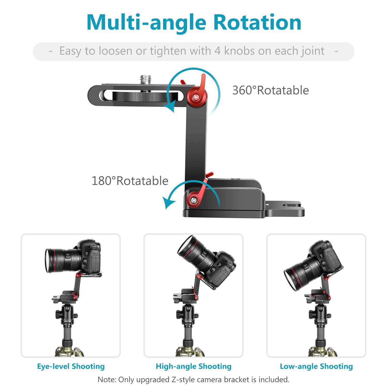 Foto 6 pulgar | Cabezal De Trípode Neewer Z-flex Tilt Head Tipo Z Para Cámaras Réflex - Venta Internacional.