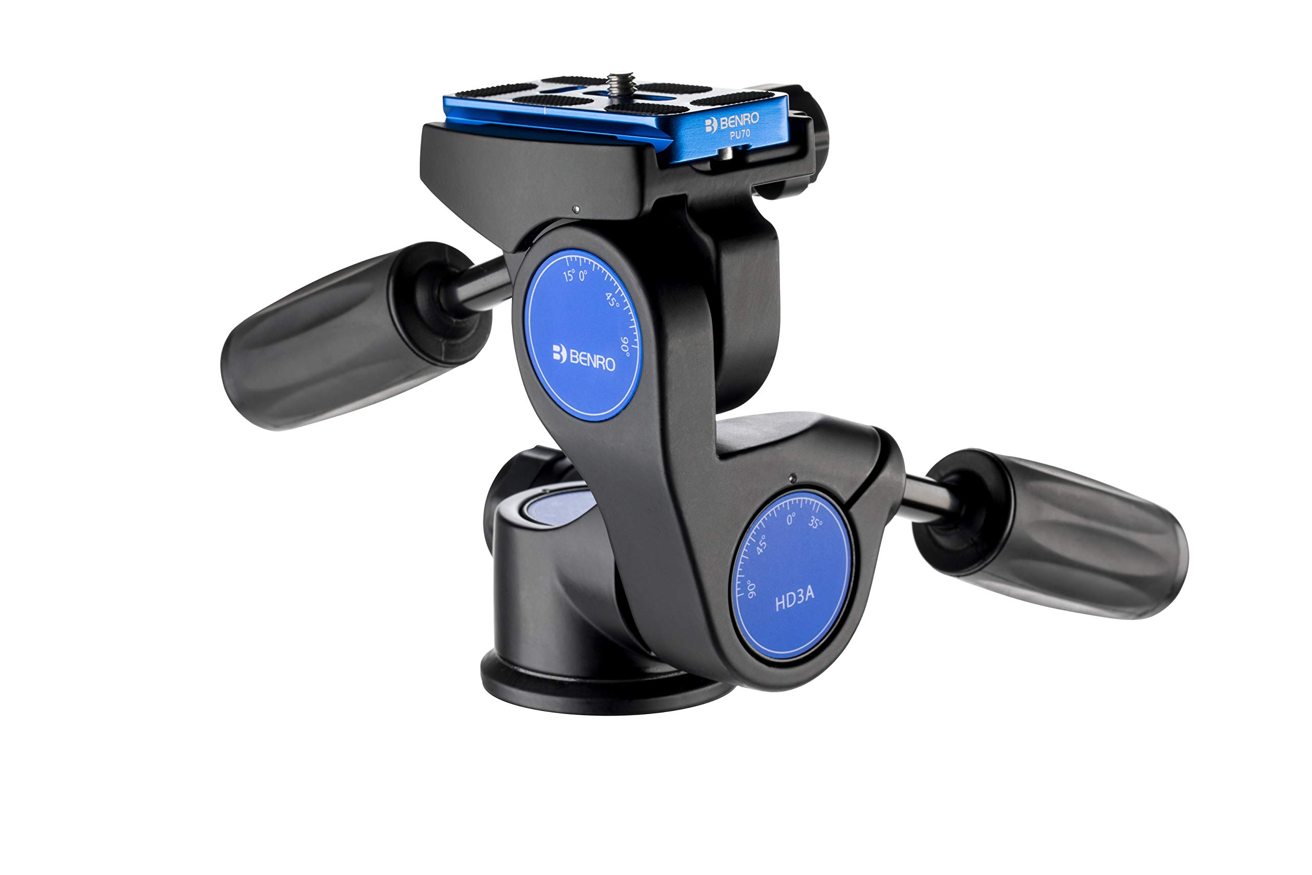 Cabezal De Trípode Benro Hd3a, Cabezal Panorámico De 3 Vías Con Placa Qr - Venta Internacional.